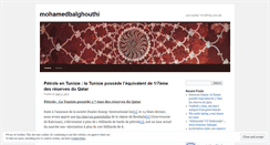 Desktop Screenshot of mohamedbalghouthi.wordpress.com