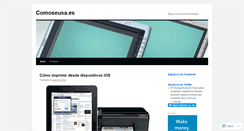 Desktop Screenshot of comoseusa3.wordpress.com