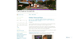 Desktop Screenshot of caitsfinds.wordpress.com