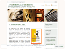 Tablet Screenshot of documentaleschilenos.wordpress.com