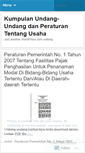 Mobile Screenshot of peraturan.wordpress.com
