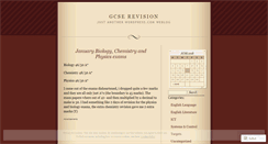 Desktop Screenshot of gcserevisionblog.wordpress.com