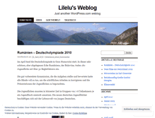 Tablet Screenshot of lilelu.wordpress.com