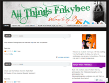 Tablet Screenshot of fnkybee.wordpress.com