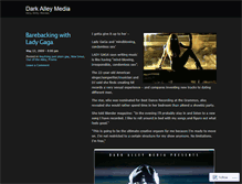 Tablet Screenshot of darkalleymedia.wordpress.com