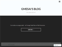 Tablet Screenshot of gmesai.wordpress.com