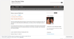 Desktop Screenshot of jesusmarylandsalsa.wordpress.com