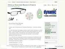 Tablet Screenshot of opticalresourcedotcom.wordpress.com