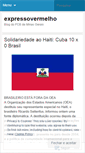 Mobile Screenshot of expressovermelho.wordpress.com