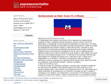 Tablet Screenshot of expressovermelho.wordpress.com