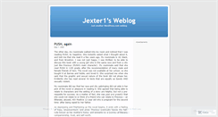 Desktop Screenshot of jexter1.wordpress.com