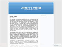 Tablet Screenshot of jexter1.wordpress.com