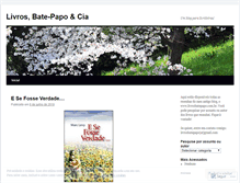 Tablet Screenshot of livrosbatepapo.wordpress.com