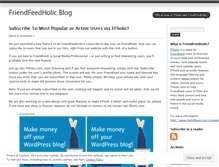 Tablet Screenshot of ffholic.wordpress.com
