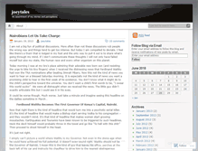 Tablet Screenshot of joeytales.wordpress.com