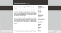 Desktop Screenshot of globalpositioningsystem.wordpress.com