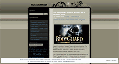 Desktop Screenshot of musicalmania.wordpress.com
