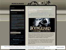 Tablet Screenshot of musicalmania.wordpress.com