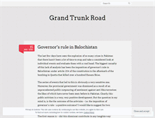 Tablet Screenshot of grandtrunkroad.wordpress.com