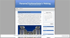 Desktop Screenshot of panamacityhomesales.wordpress.com