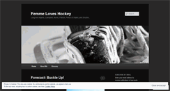 Desktop Screenshot of femmeloveshockey.wordpress.com