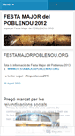 Mobile Screenshot of festamajorpoblenou.wordpress.com
