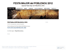 Tablet Screenshot of festamajorpoblenou.wordpress.com