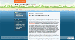 Desktop Screenshot of onlineupdatedriver.wordpress.com