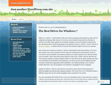 Tablet Screenshot of onlineupdatedriver.wordpress.com