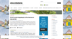 Desktop Screenshot of educcidadania.wordpress.com