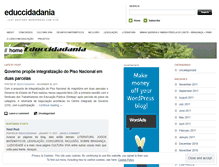Tablet Screenshot of educcidadania.wordpress.com