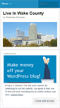 Mobile Screenshot of liveinwakecounty.wordpress.com