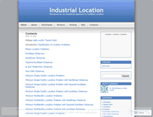 Tablet Screenshot of indulocation.wordpress.com