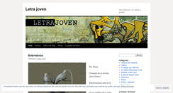 Desktop Screenshot of letrajoven.wordpress.com