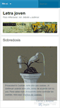 Mobile Screenshot of letrajoven.wordpress.com