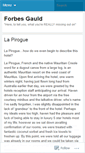 Mobile Screenshot of forbesgauld.wordpress.com