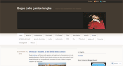 Desktop Screenshot of bugiedallegambelunghe.wordpress.com