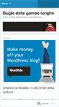 Mobile Screenshot of bugiedallegambelunghe.wordpress.com