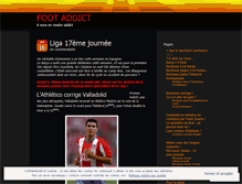 Tablet Screenshot of footaddict1881.wordpress.com