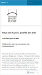 Mobile Screenshot of hausderkunst.wordpress.com