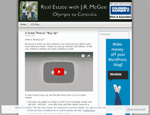 Tablet Screenshot of olympiarealestate.wordpress.com
