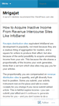 Mobile Screenshot of mrigajat.wordpress.com