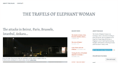 Desktop Screenshot of elephantwoman.wordpress.com