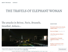 Tablet Screenshot of elephantwoman.wordpress.com