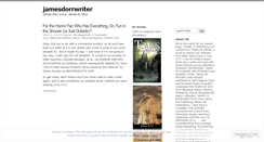 Desktop Screenshot of jamesdorrwriter.wordpress.com