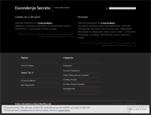 Tablet Screenshot of esconderijosecreto.wordpress.com