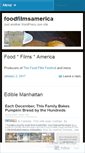 Mobile Screenshot of foodfilmsamerica.wordpress.com