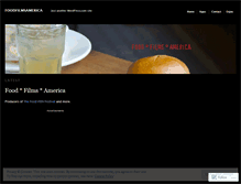 Tablet Screenshot of foodfilmsamerica.wordpress.com