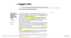 Desktop Screenshot of leggerelibri.wordpress.com