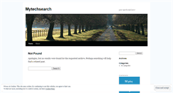 Desktop Screenshot of mytechsearch.wordpress.com